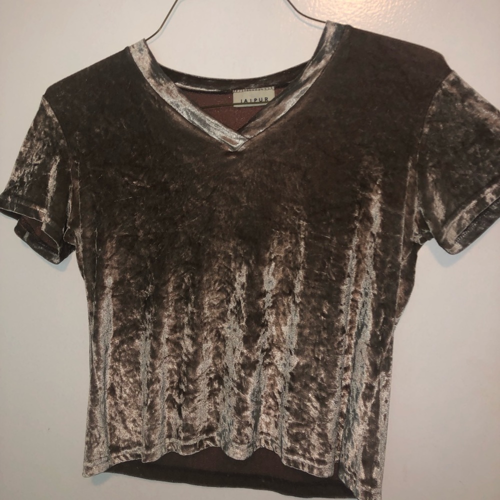 A velvet shirt